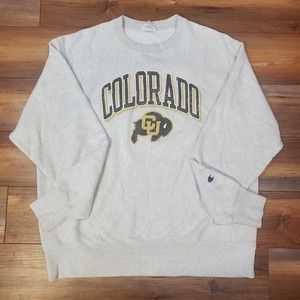 Colorado Buffalos Champion Reverse Weave LARGE Sweatshirt Coach Prime Crewneck L